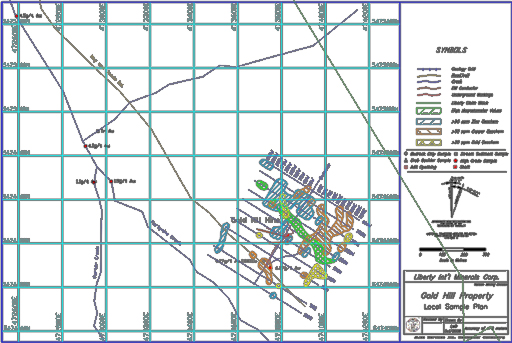 Gold Hill Sample Map - Click for Full Size